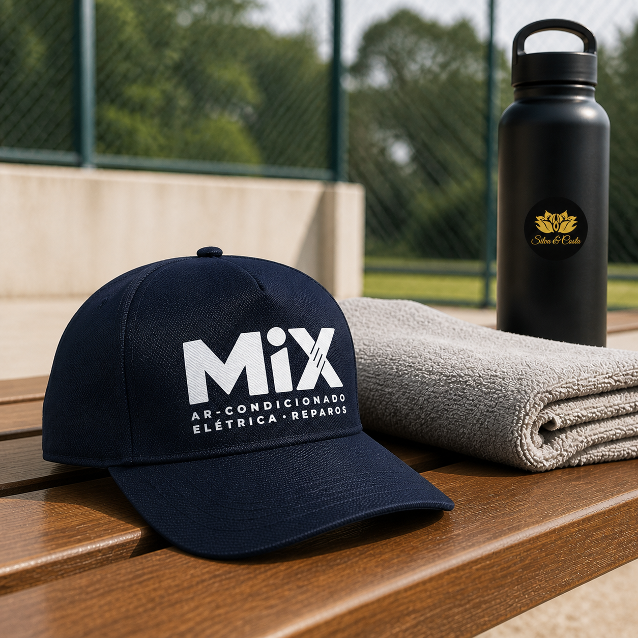 Boné Personalizado Unissex com Aba Curva Ajustável - imagem lifestyle 4