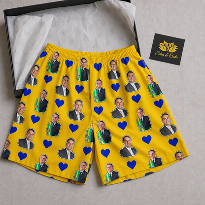 Samba Canção Personalizada com Fotos em DryFit Premium - imagem lifestyle 5
