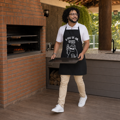 Avental Personalizado Pai Tá On para Churrasco - imagem lifestyle 4