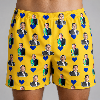 Samba Canção Personalizada com Fotos em DryFit Premium - imagem principal